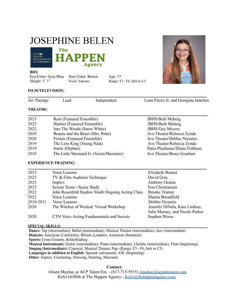 Josephine Belen Resume